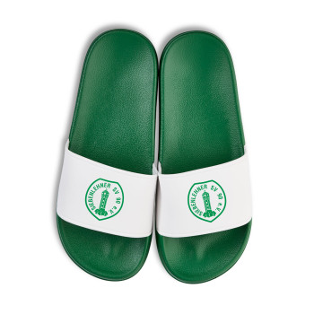 Siebenlehner SV  Badelatschen grün "Logo"